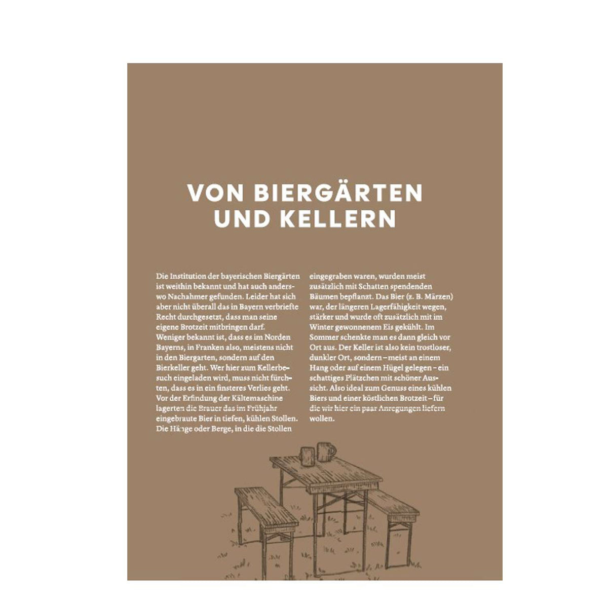 Einblicke in die Geschichte von Biergärten & Kellern: Das Bierkochbuch deckt Traditionen und Rezepte auf.