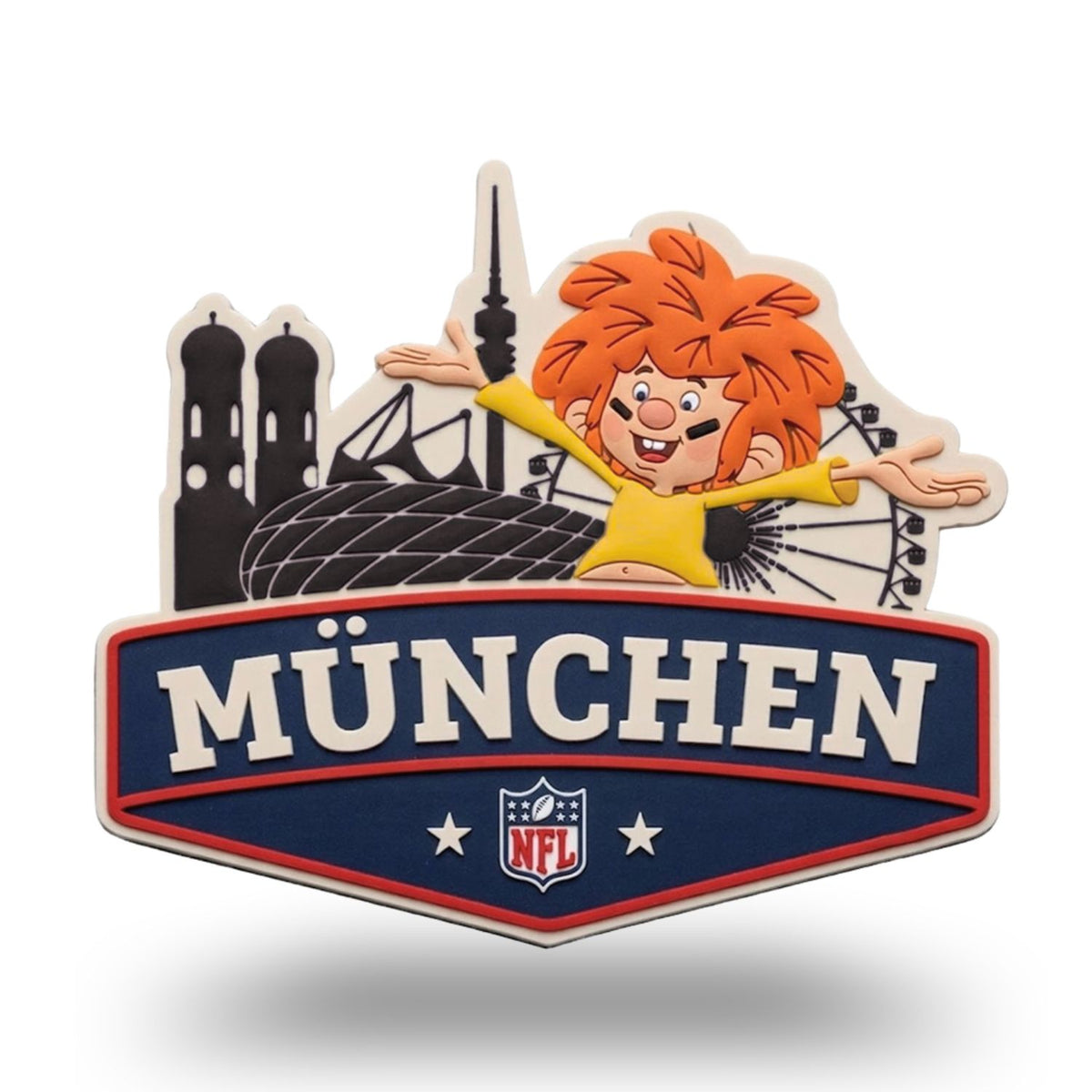 ®NFL x ®Pumuckl Magnet "München"