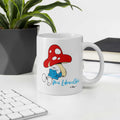 ®Die Schlümpfe Tasse "Do legst di nieda"