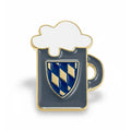 Bierkrug Pin mit Bayern-Wappen – Anstecker