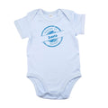 Baby Body "gmacht in Bayern" blau + Wunschname