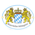 Emaille-Schild "Bayerisches Schutzgebiet"