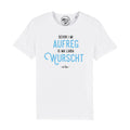Herren T-Shirt "Bevor i mi aufreg, is ma liaba wurscht"