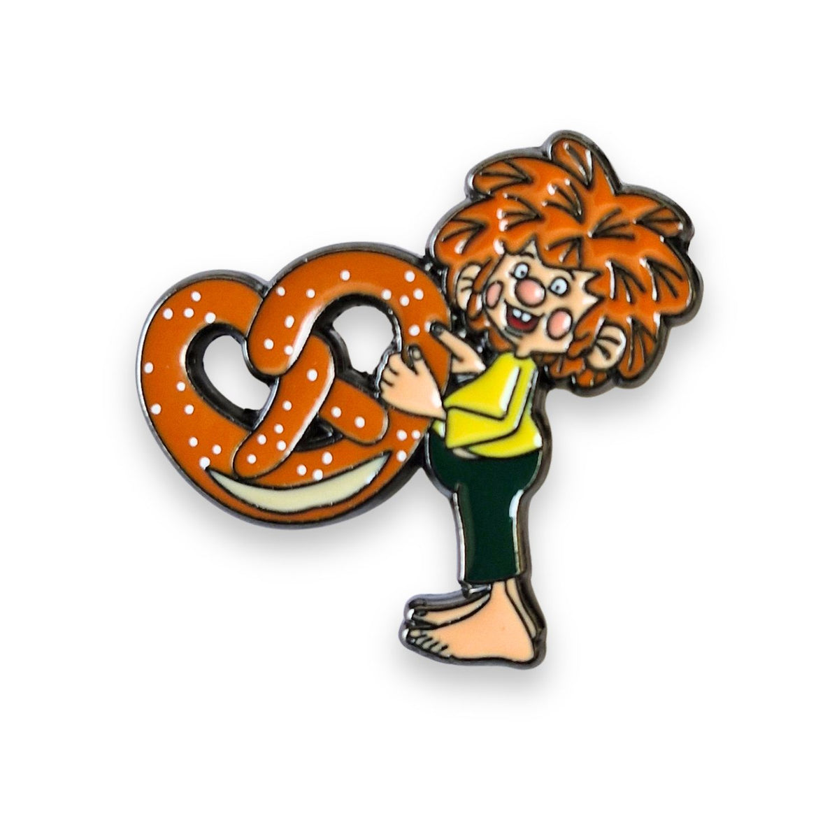 Pumuckl Anstecknadel Breze, Emaille-Pin ca. 3 x 3 cm