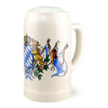 Steinkrug Bayern 1 Liter mit Wappen